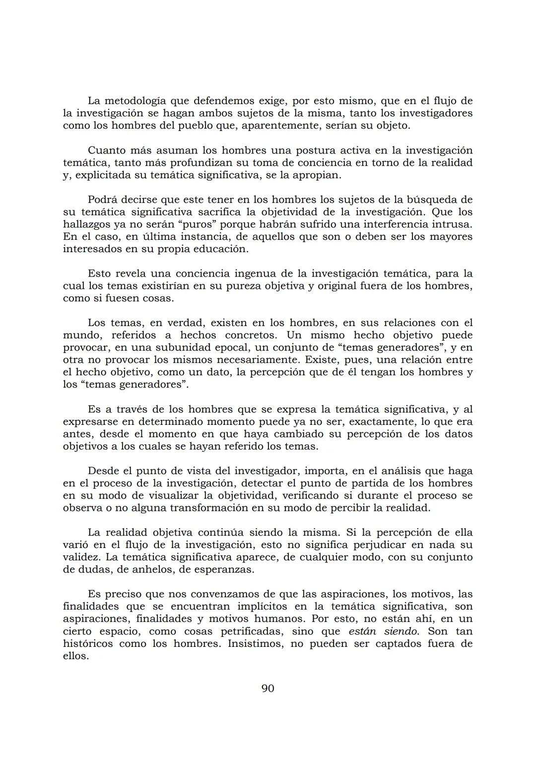 # PEDAGOGÍA DEL OPRIMIDO
Paulo Freire
1 INDICE
APRENDER A DECIR SU PALABRA. EL MÉTODO DE ALFABETIZACIÓN DEL
PROFESOR PAULO FREIRE, por ER
