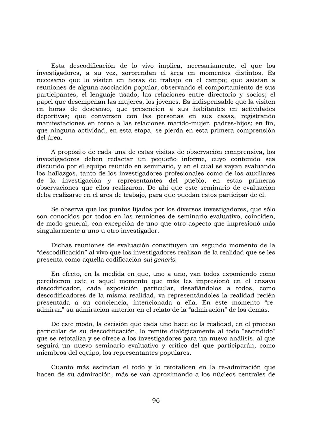 # PEDAGOGÍA DEL OPRIMIDO
Paulo Freire
1 INDICE
APRENDER A DECIR SU PALABRA. EL MÉTODO DE ALFABETIZACIÓN DEL
PROFESOR PAULO FREIRE, por ER