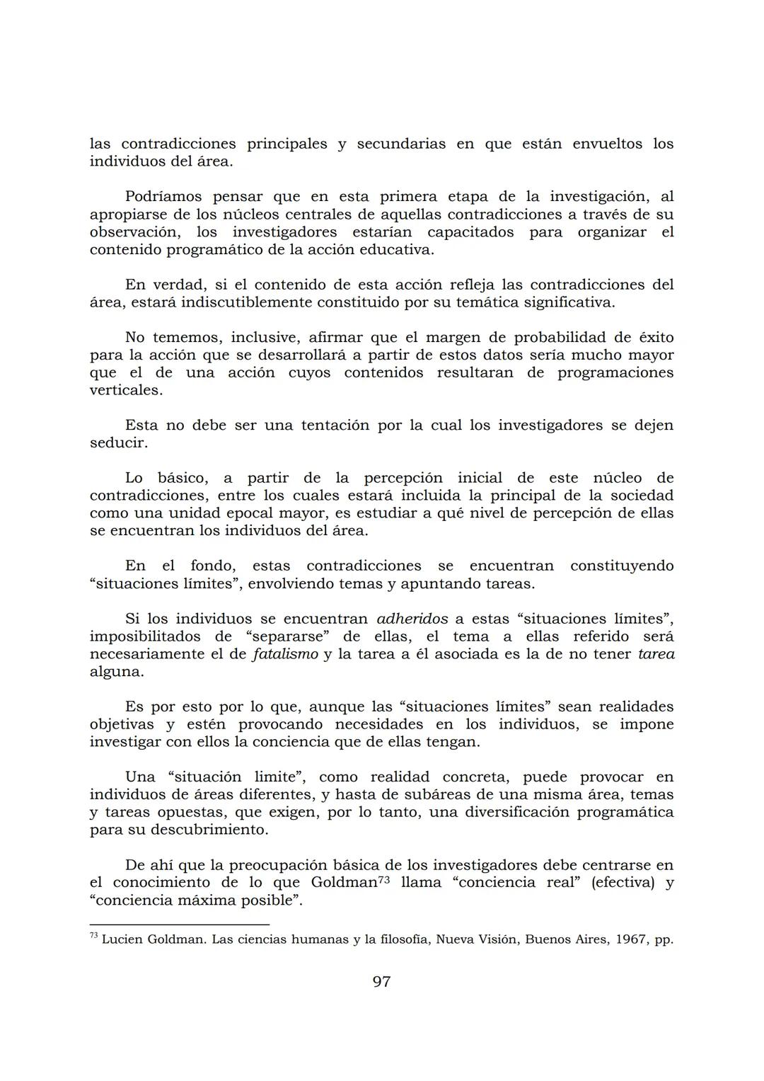 # PEDAGOGÍA DEL OPRIMIDO
Paulo Freire
1 INDICE
APRENDER A DECIR SU PALABRA. EL MÉTODO DE ALFABETIZACIÓN DEL
PROFESOR PAULO FREIRE, por ER