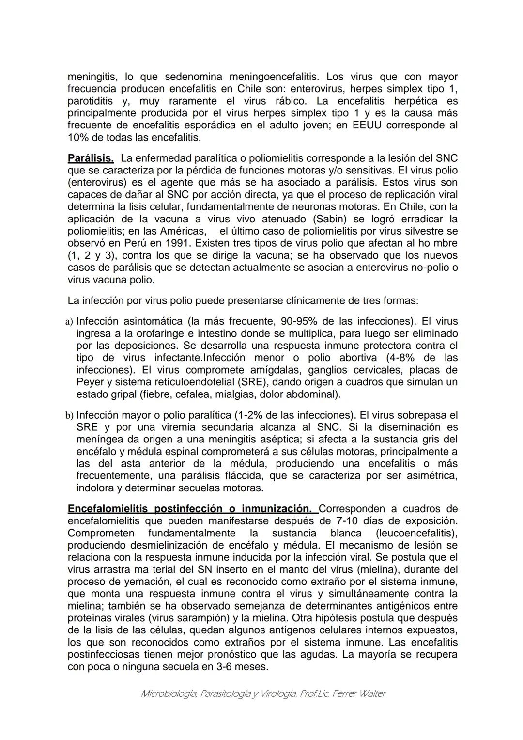MICROBIOLOGÍA Y PARASITOLOGÍA
CARRERA: Técnico superior en enfermería
UNIDAD CURRICULAR: Microbiología y Parasitología
CURSO: 1º año "B"
DOC