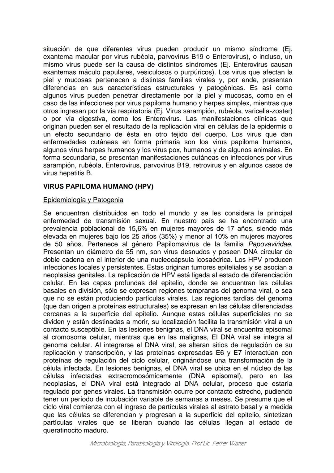 MICROBIOLOGÍA Y PARASITOLOGÍA
CARRERA: Técnico superior en enfermería
UNIDAD CURRICULAR: Microbiología y Parasitología
CURSO: 1º año "B"
DOC