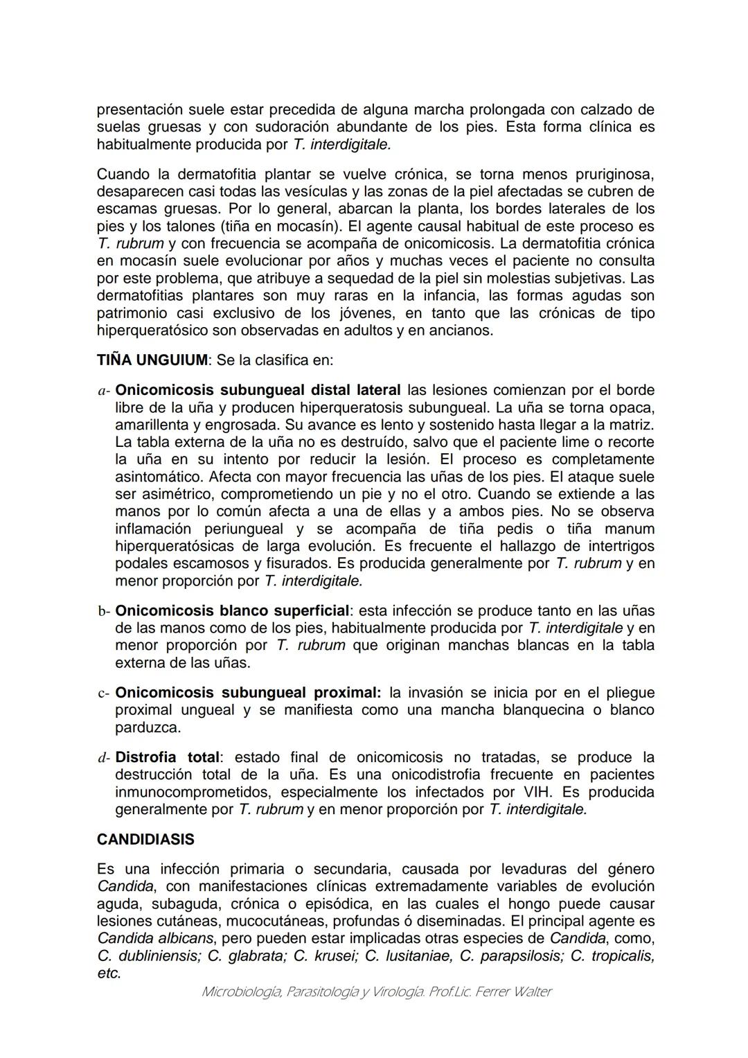 MICROBIOLOGÍA Y PARASITOLOGÍA
CARRERA: Técnico superior en enfermería
UNIDAD CURRICULAR: Microbiología y Parasitología
CURSO: 1º año "B"
DOC