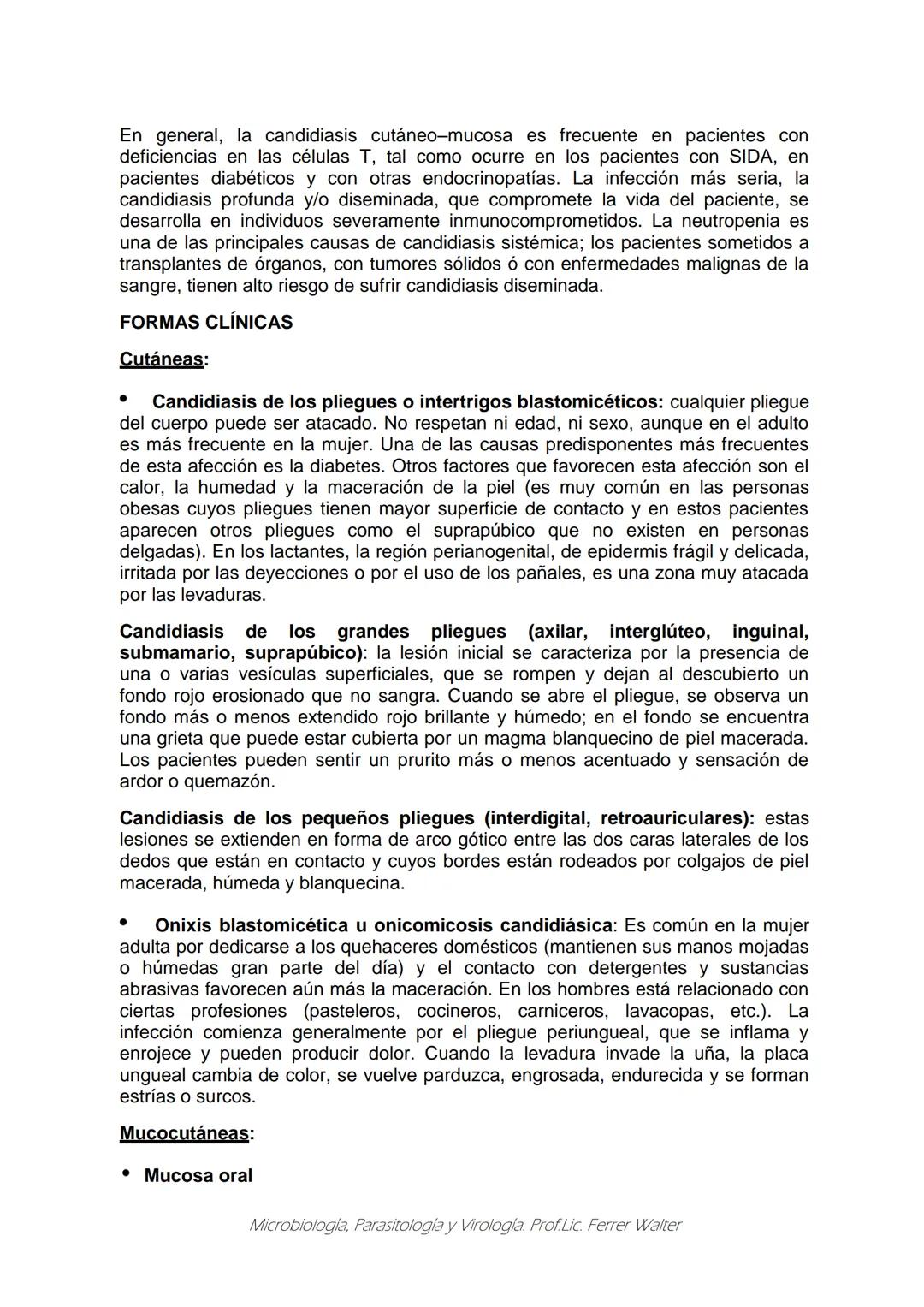 MICROBIOLOGÍA Y PARASITOLOGÍA
CARRERA: Técnico superior en enfermería
UNIDAD CURRICULAR: Microbiología y Parasitología
CURSO: 1º año "B"
DOC