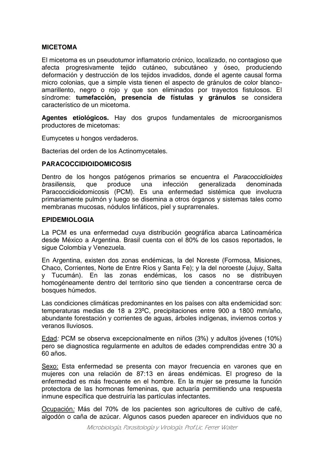 MICROBIOLOGÍA Y PARASITOLOGÍA
CARRERA: Técnico superior en enfermería
UNIDAD CURRICULAR: Microbiología y Parasitología
CURSO: 1º año "B"
DOC