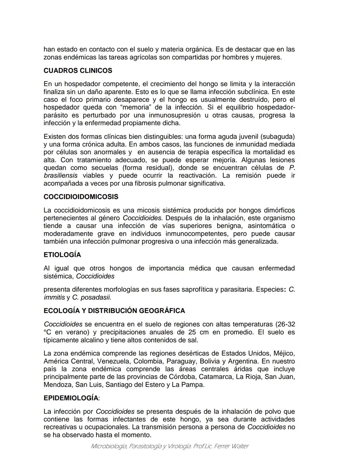 MICROBIOLOGÍA Y PARASITOLOGÍA
CARRERA: Técnico superior en enfermería
UNIDAD CURRICULAR: Microbiología y Parasitología
CURSO: 1º año "B"
DOC