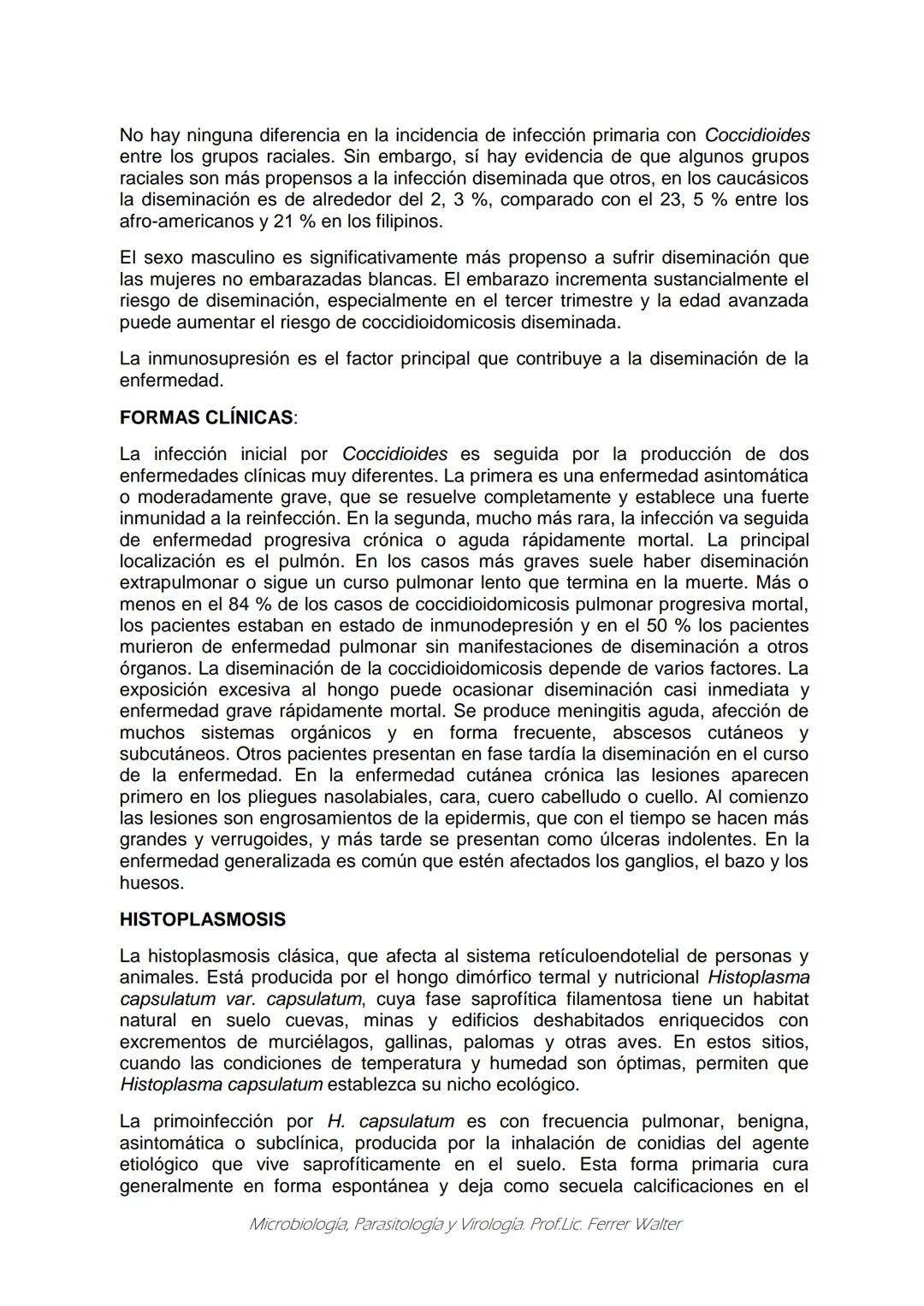 MICROBIOLOGÍA Y PARASITOLOGÍA
CARRERA: Técnico superior en enfermería
UNIDAD CURRICULAR: Microbiología y Parasitología
CURSO: 1º año "B"
DOC