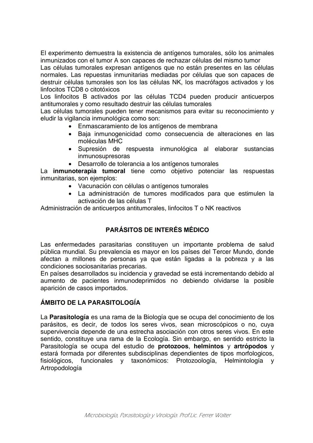 MICROBIOLOGÍA Y PARASITOLOGÍA
CARRERA: Técnico superior en enfermería
UNIDAD CURRICULAR: Microbiología y Parasitología
CURSO: 1º año "B"
DOC