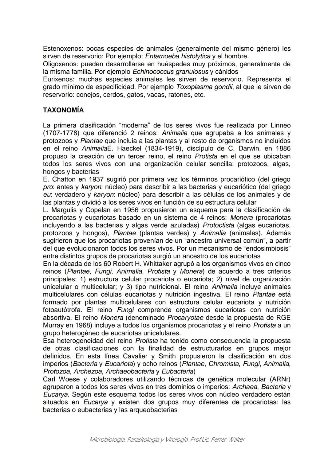MICROBIOLOGÍA Y PARASITOLOGÍA
CARRERA: Técnico superior en enfermería
UNIDAD CURRICULAR: Microbiología y Parasitología
CURSO: 1º año "B"
DOC