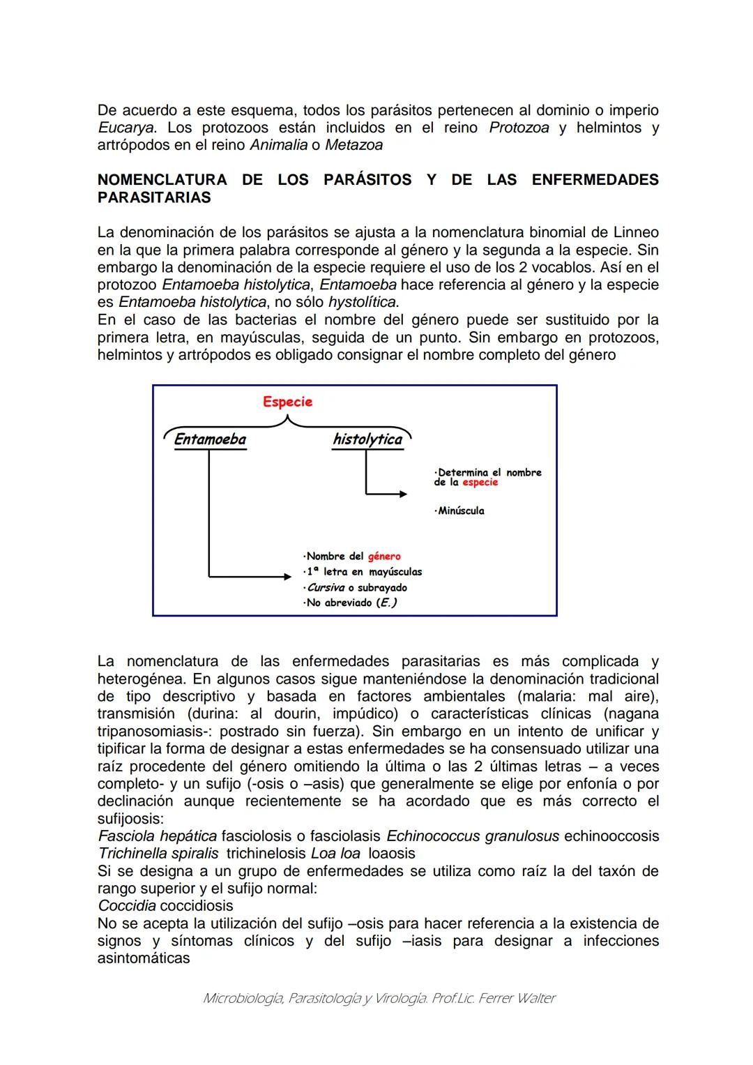 MICROBIOLOGÍA Y PARASITOLOGÍA
CARRERA: Técnico superior en enfermería
UNIDAD CURRICULAR: Microbiología y Parasitología
CURSO: 1º año "B"
DOC