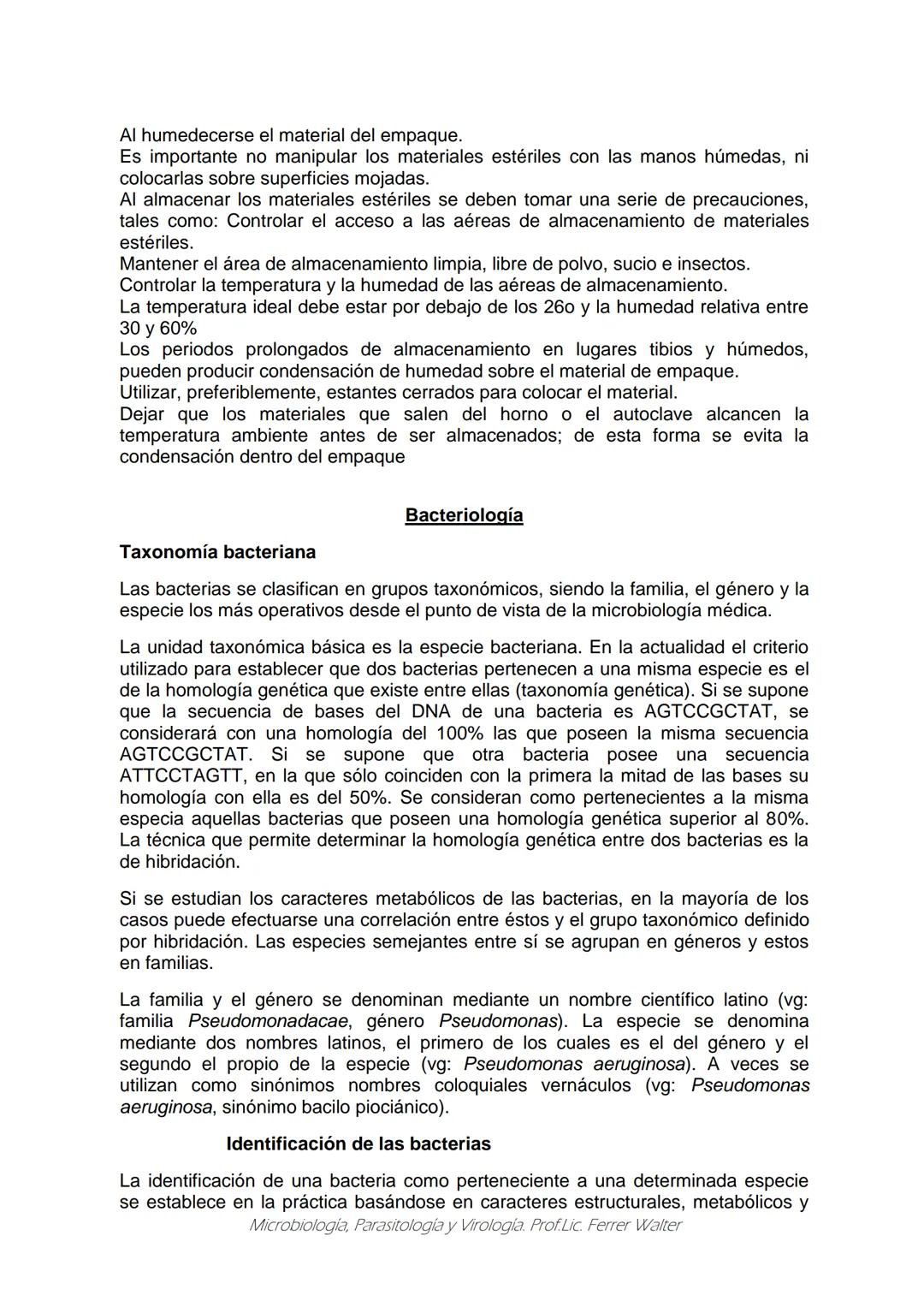 MICROBIOLOGÍA Y PARASITOLOGÍA
CARRERA: Técnico superior en enfermería
UNIDAD CURRICULAR: Microbiología y Parasitología
CURSO: 1º año "B"
DOC