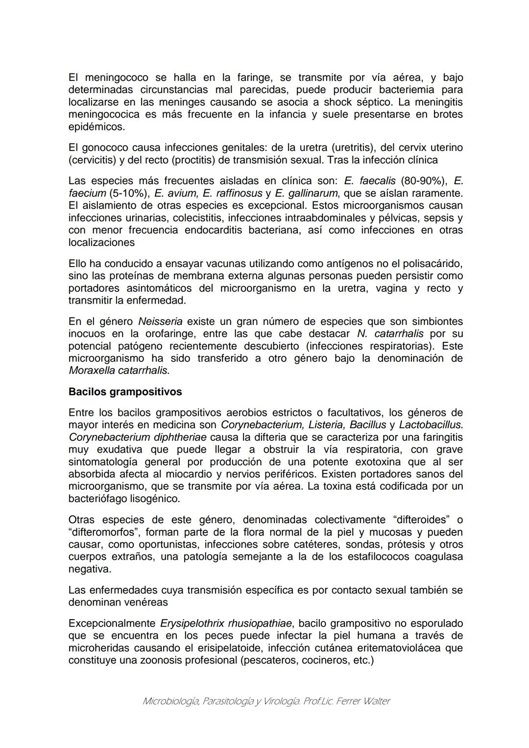 MICROBIOLOGÍA Y PARASITOLOGÍA
CARRERA: Técnico superior en enfermería
UNIDAD CURRICULAR: Microbiología y Parasitología
CURSO: 1º año "B"
DOC