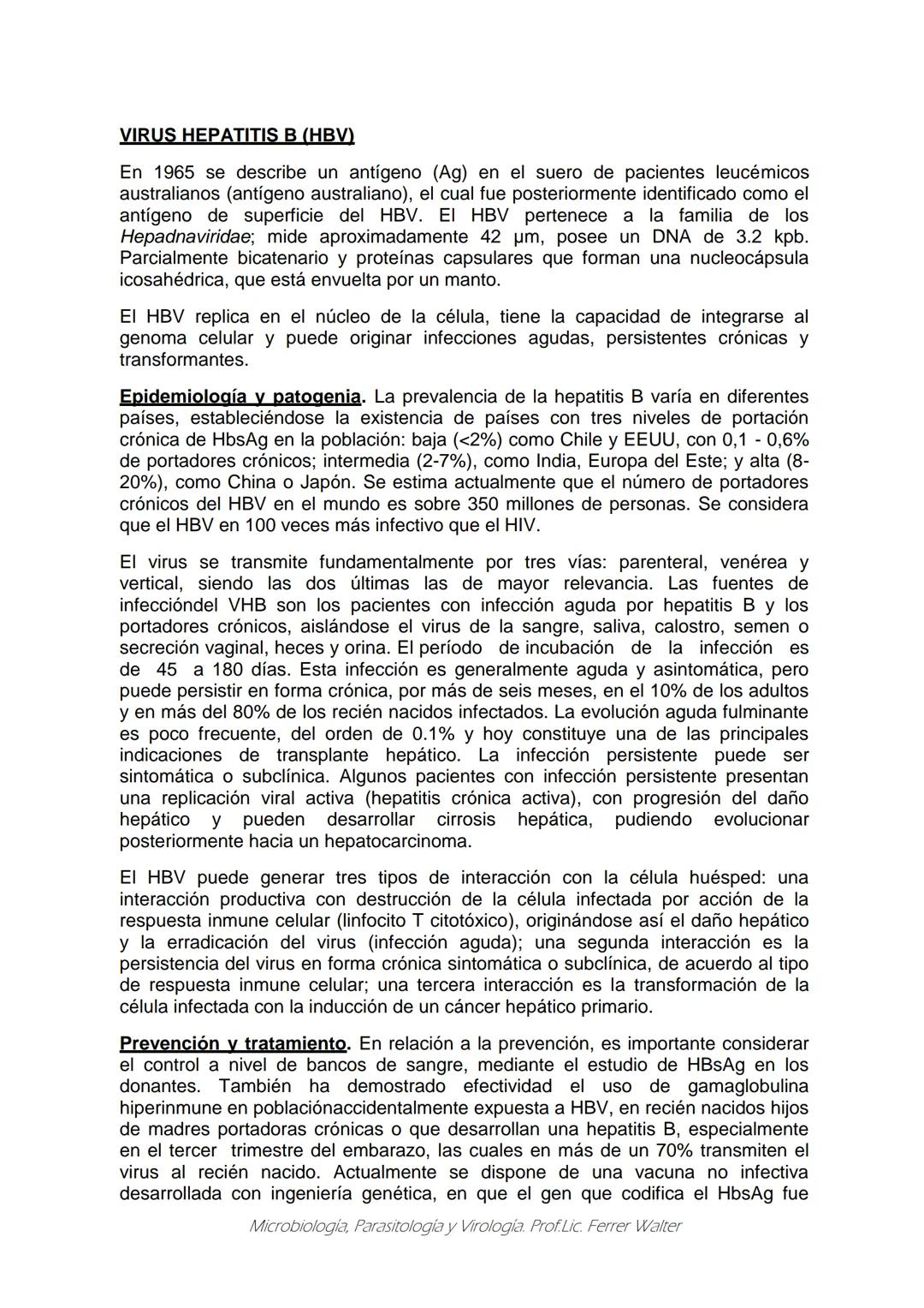 MICROBIOLOGÍA Y PARASITOLOGÍA
CARRERA: Técnico superior en enfermería
UNIDAD CURRICULAR: Microbiología y Parasitología
CURSO: 1º año "B"
DOC