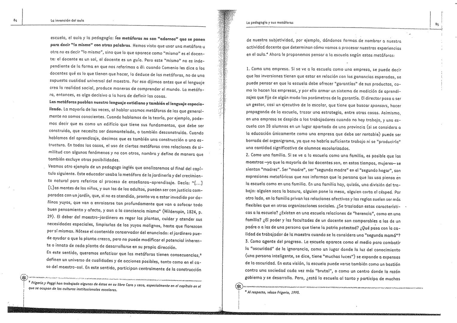 LA INVENCIÓN DEL AULA
Una genealogía de las formas de enseñar
Inés Dussel / Marcelo Caruso
Santillana # Título: La invención del aula. Una g