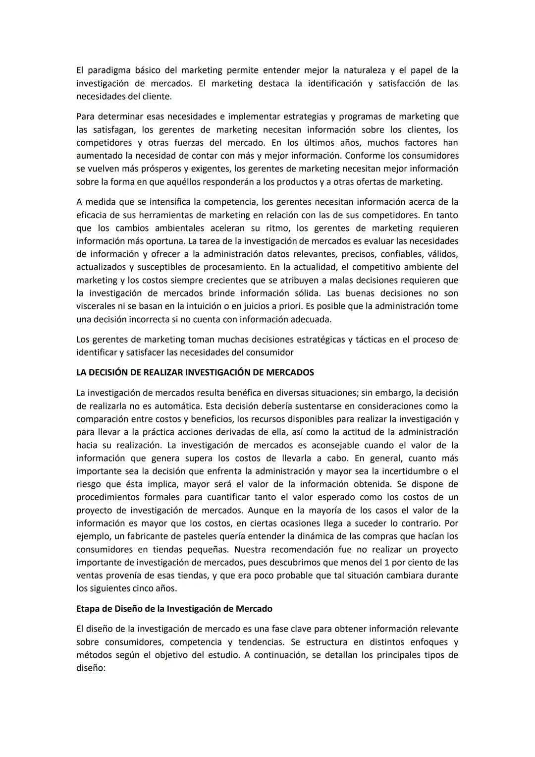 Unidad 1
Que es investigación de mercado
La investigación de mercados es el proceso de identificación, recopilación, análisis, difusión y
us