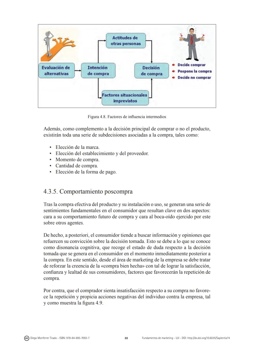 CAPÍTULO 4:
El comportamiento del
consumidor
(cc) Diego Monferrer Tirado - ISBN: 978-84-695-7093-7
69
Fundamentos de marketing-UJI-DOI: http