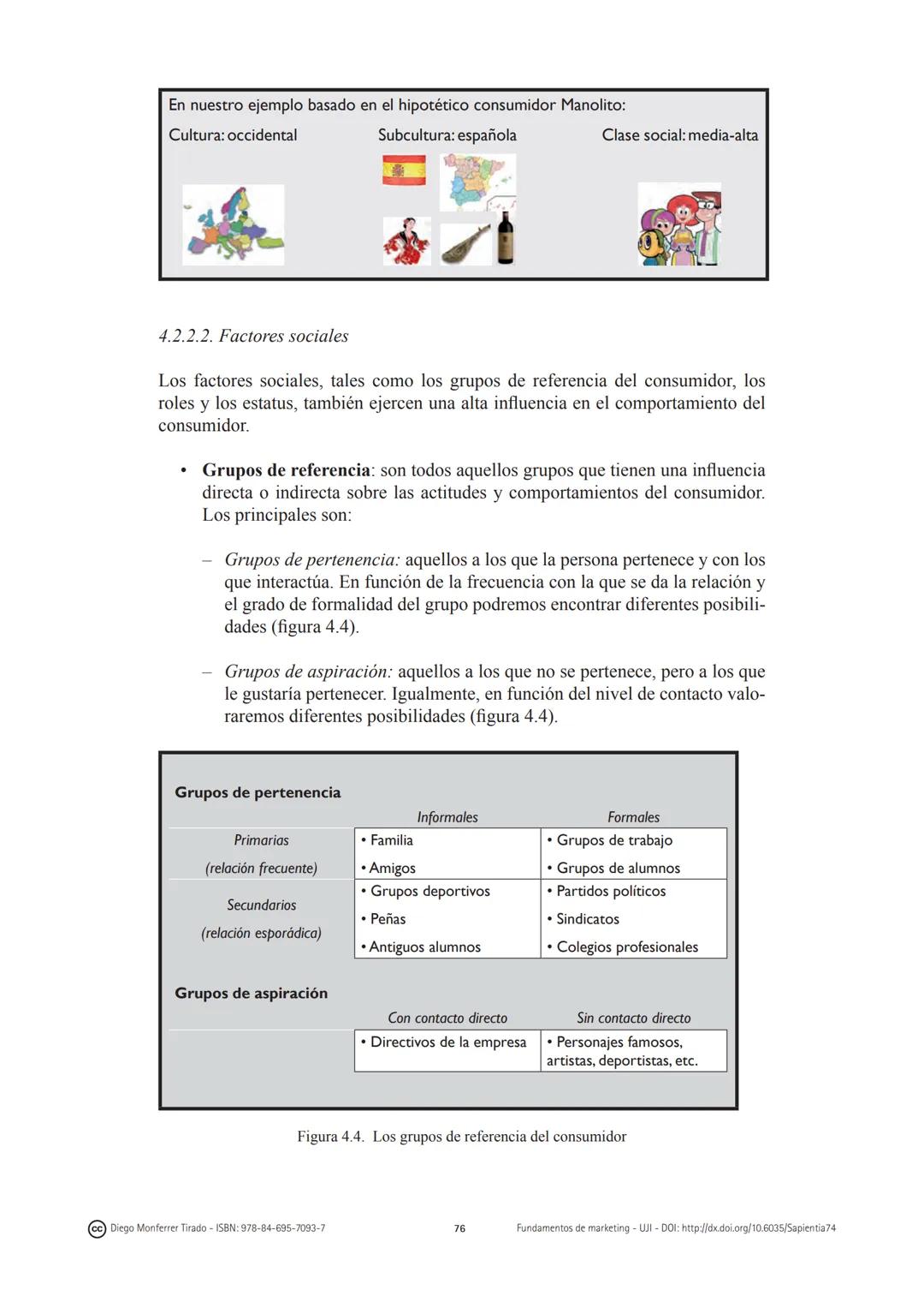 CAPÍTULO 4:
El comportamiento del
consumidor
(cc) Diego Monferrer Tirado - ISBN: 978-84-695-7093-7
69
Fundamentos de marketing-UJI-DOI: http