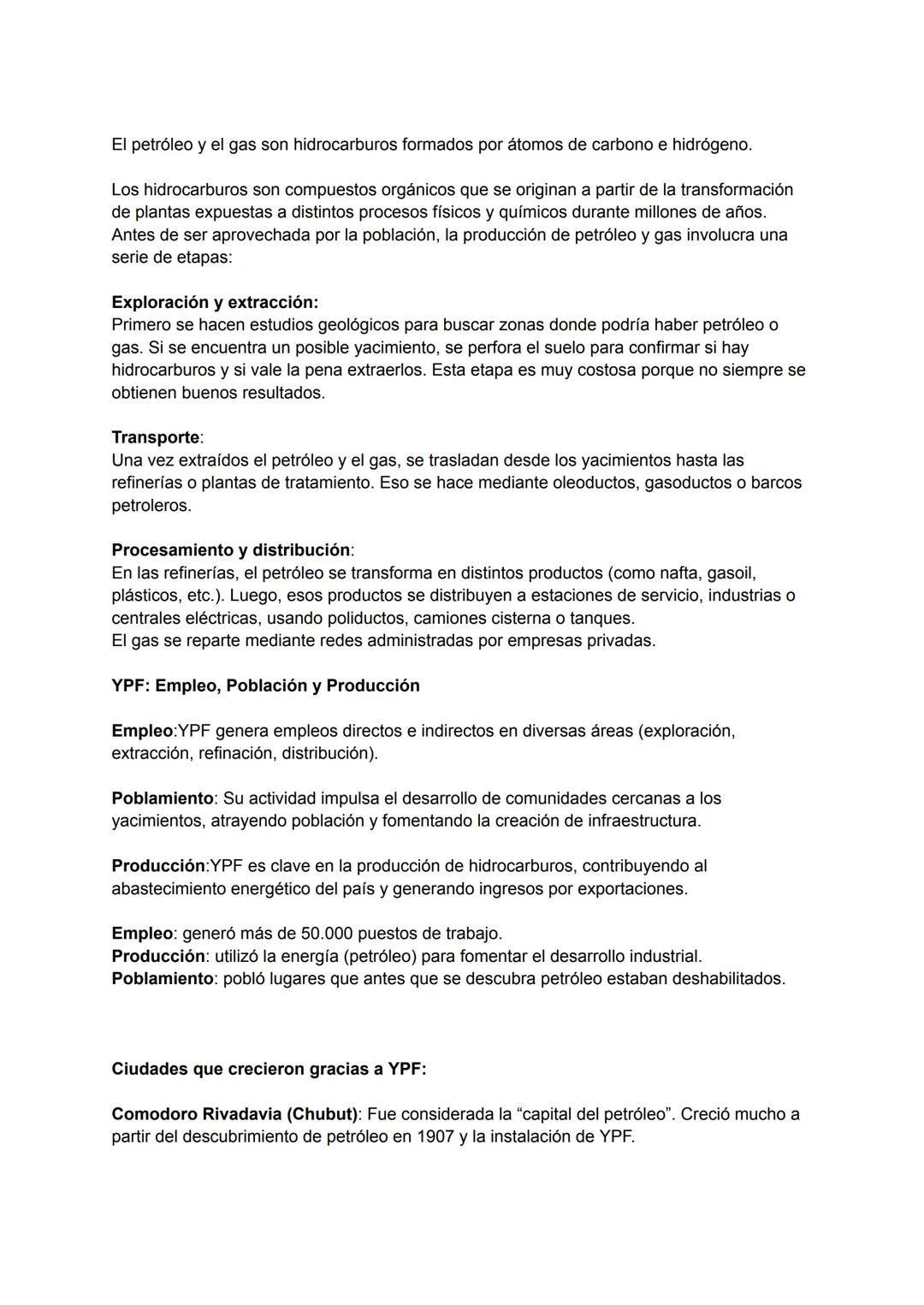 Recursos Energéticos e Hidrocarburos
Son Bienes esenciales para un Estado, valorados por su alta demanda global. La Argentina
cuenta con rec