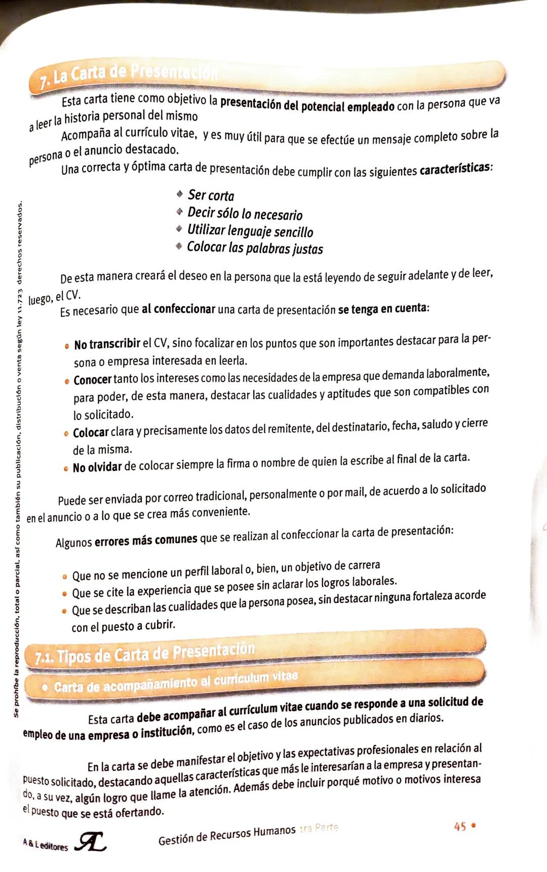 --- OCR Start ---
Se prohíbe la reproducción, total o parcial,
89
• Gestión de Recursos Humanos
Primera Parte
UNIDAD
IMPORTANCIA, ADMINISTRA