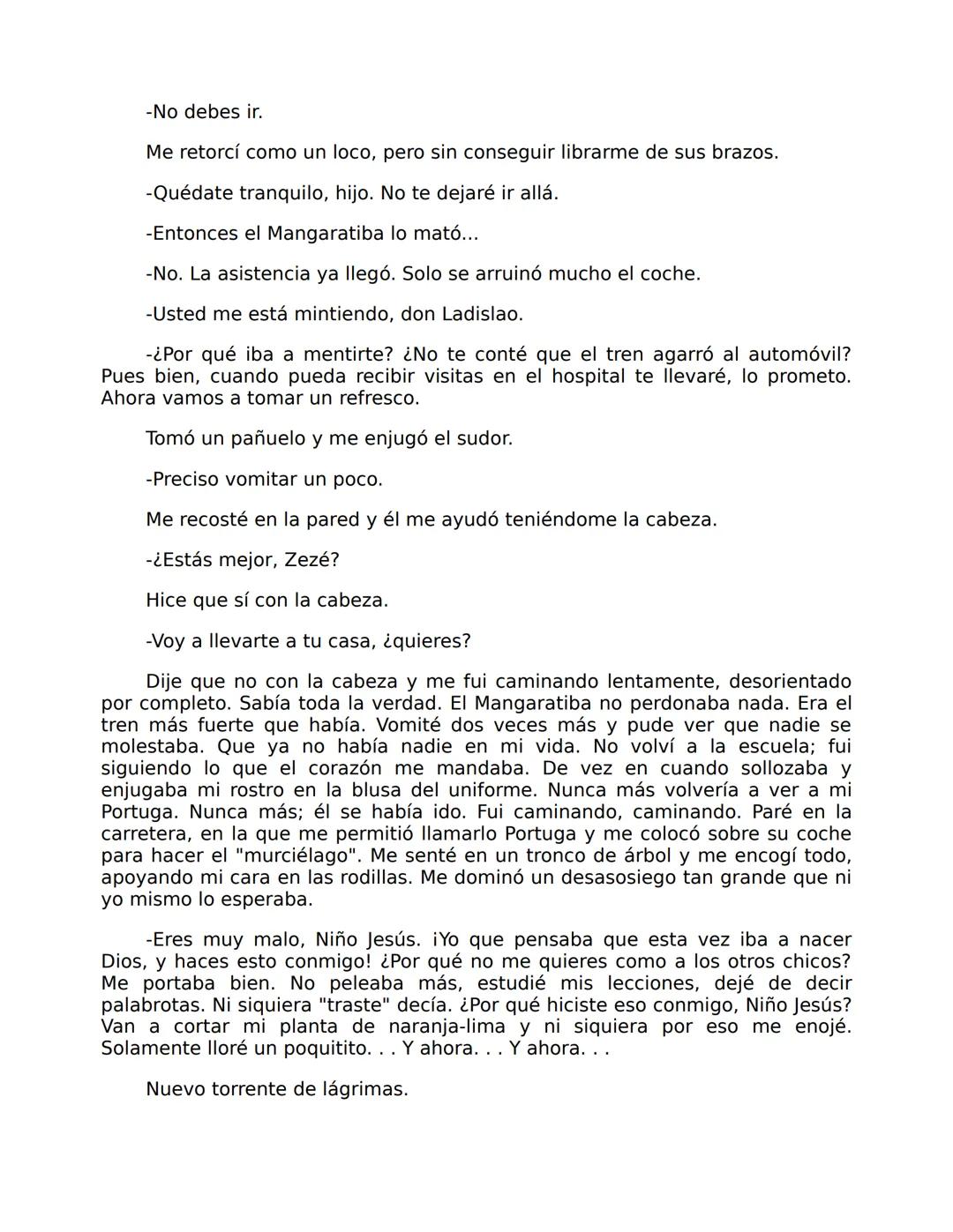 # Mi planta de naranja-lima
José Mauro
de Vasconcelos
Editorial El Ateneo Historia de un niño que un día descubrió el dolor...
JOSÉ MAUR