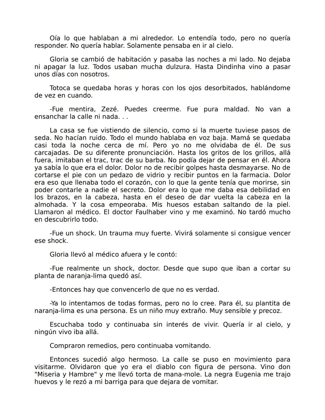 # Mi planta de naranja-lima
José Mauro
de Vasconcelos
Editorial El Ateneo Historia de un niño que un día descubrió el dolor...
JOSÉ MAUR