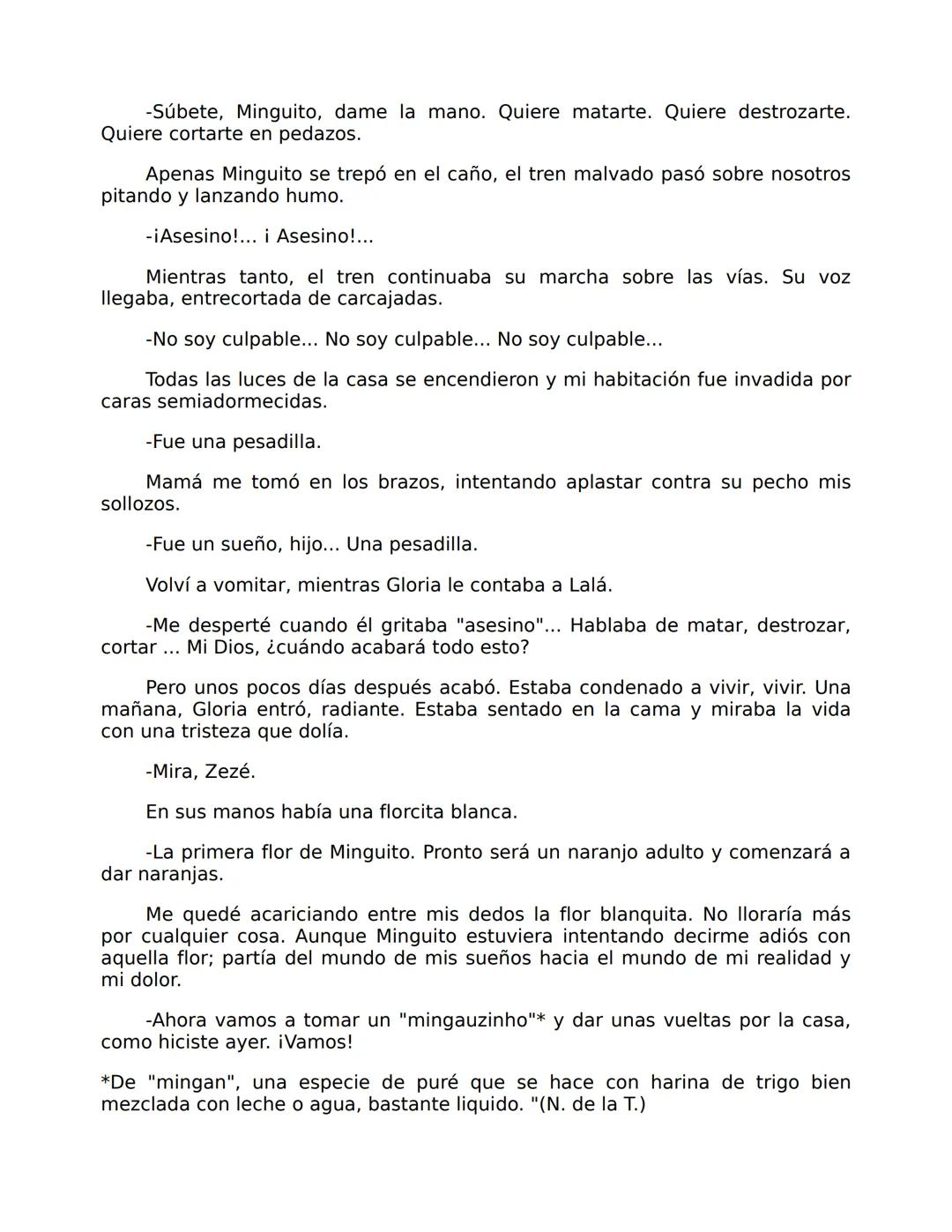 # Mi planta de naranja-lima
José Mauro
de Vasconcelos
Editorial El Ateneo Historia de un niño que un día descubrió el dolor...
JOSÉ MAUR