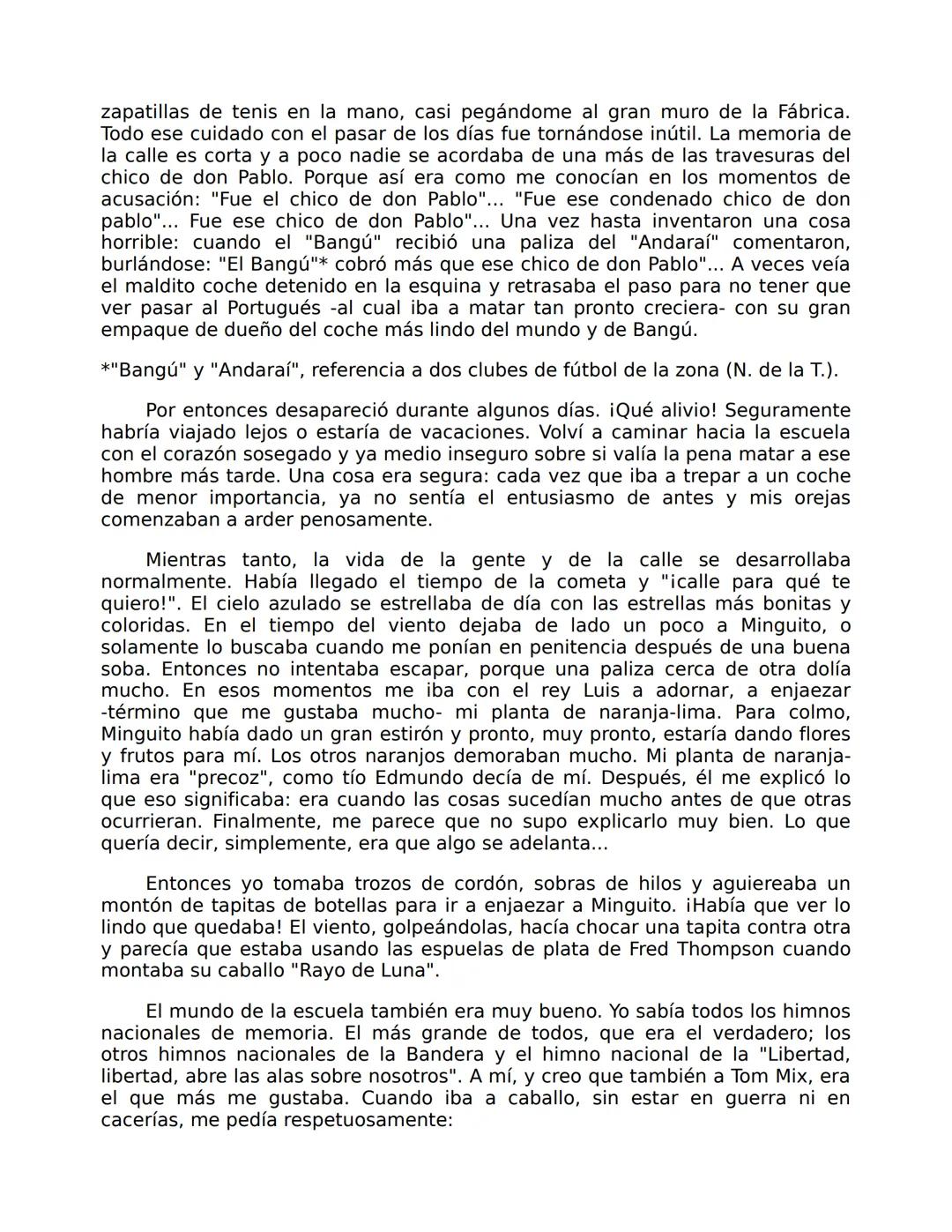 # Mi planta de naranja-lima
José Mauro
de Vasconcelos
Editorial El Ateneo Historia de un niño que un día descubrió el dolor...
JOSÉ MAUR