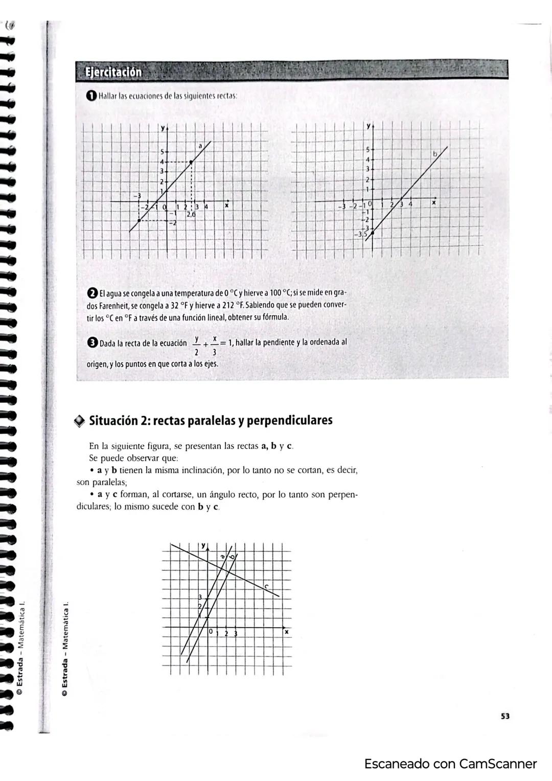 40
Funciones
y ecuaciones
Capítulo 2
Funciones lineales
Muchas situaciones de la realidad tienen un comportamiento que permite describirlas