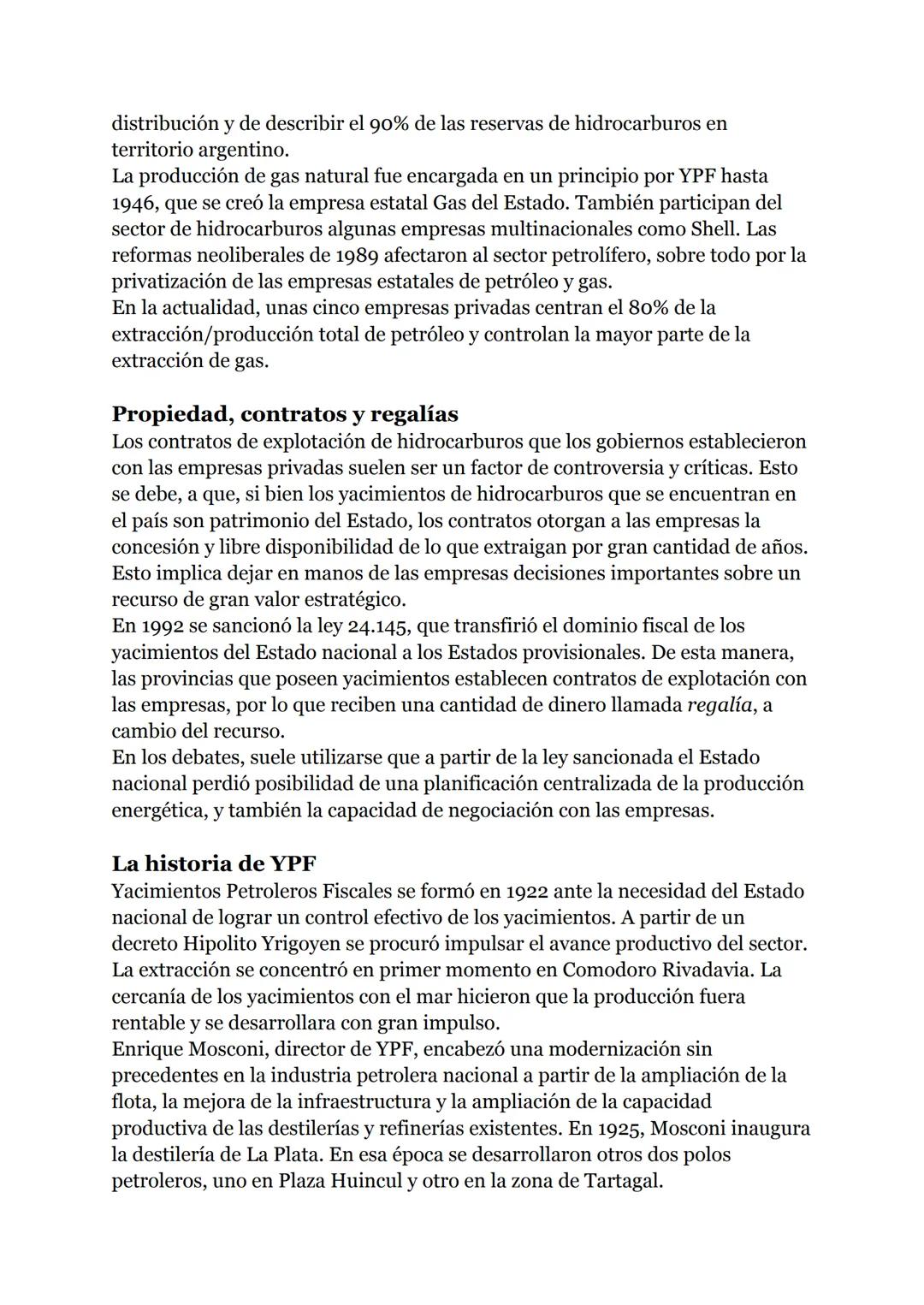 GEOGRAFÍA
Unidad 2: "Matriz energética, Petróleo e Historia de YPF"
Matriz Energética
Es una representación cuantitativa de la totalidad de