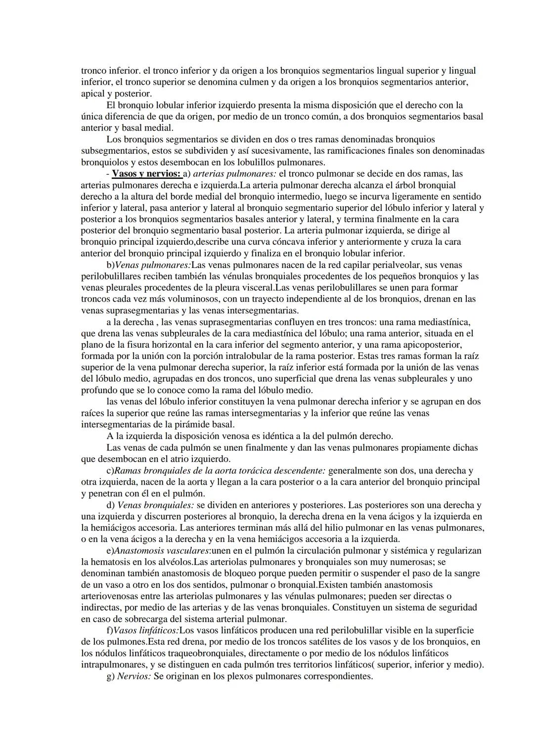 Aparato respiratorio
Está compuesto principalmente por las cavidades nasales, faringe, laringe, tráquea, bronquios y
pulmones.
TRÁQUEA
La tr