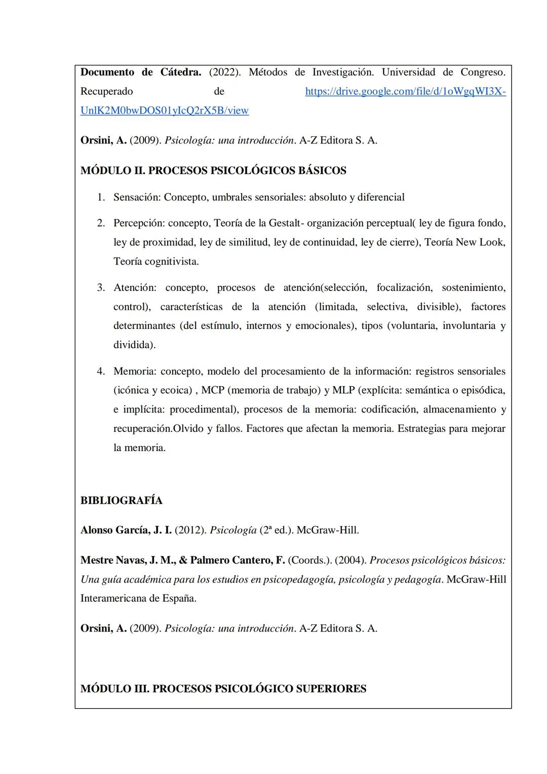 # UC
UNIVERSIDAD
DE CONGRESO
CUADERNILLO DE
INTRODUCCION A LA
PSICOLOGIA 1
2025 MATERIA
INTRODUCCIÓN A LA PSICOLOGÍA
PROGRAMA: 2025
CARRER
