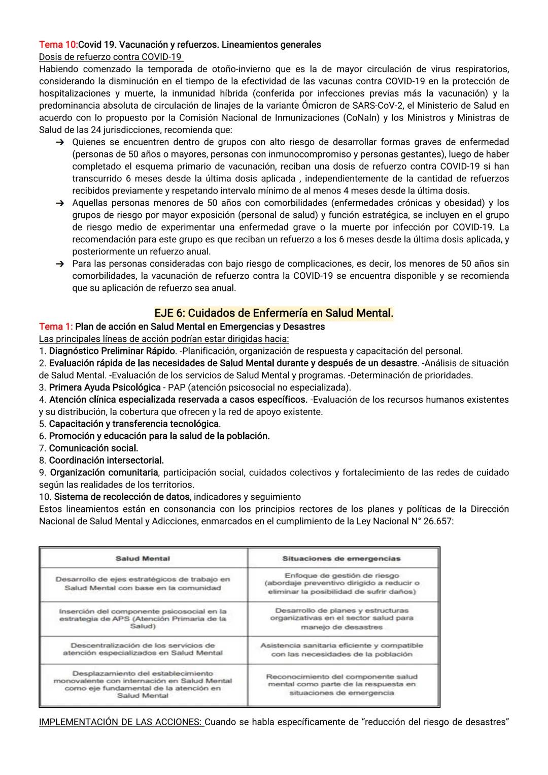 EJE 1: FUNDAMENTO DEL CUIDADO DE ENFERMERÍA
Tema 1: Enfermería en Salud y Enfermedad
El profesional de enfermería debe considerar al individ