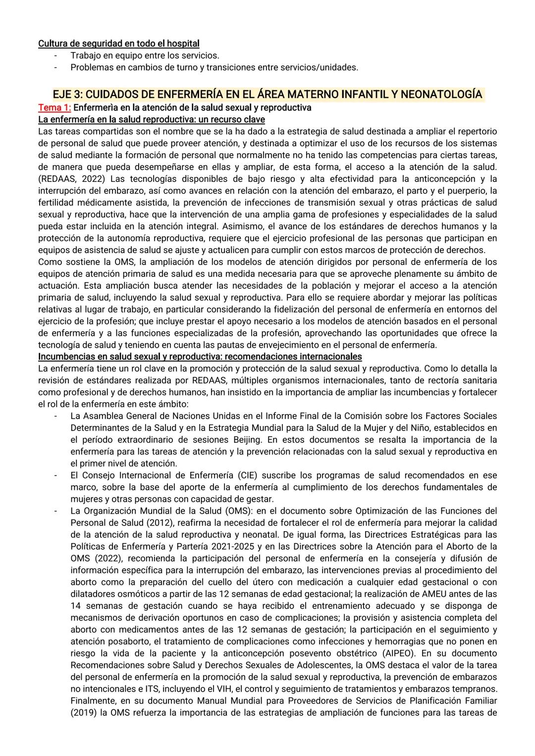 EJE 1: FUNDAMENTO DEL CUIDADO DE ENFERMERÍA
Tema 1: Enfermería en Salud y Enfermedad
El profesional de enfermería debe considerar al individ