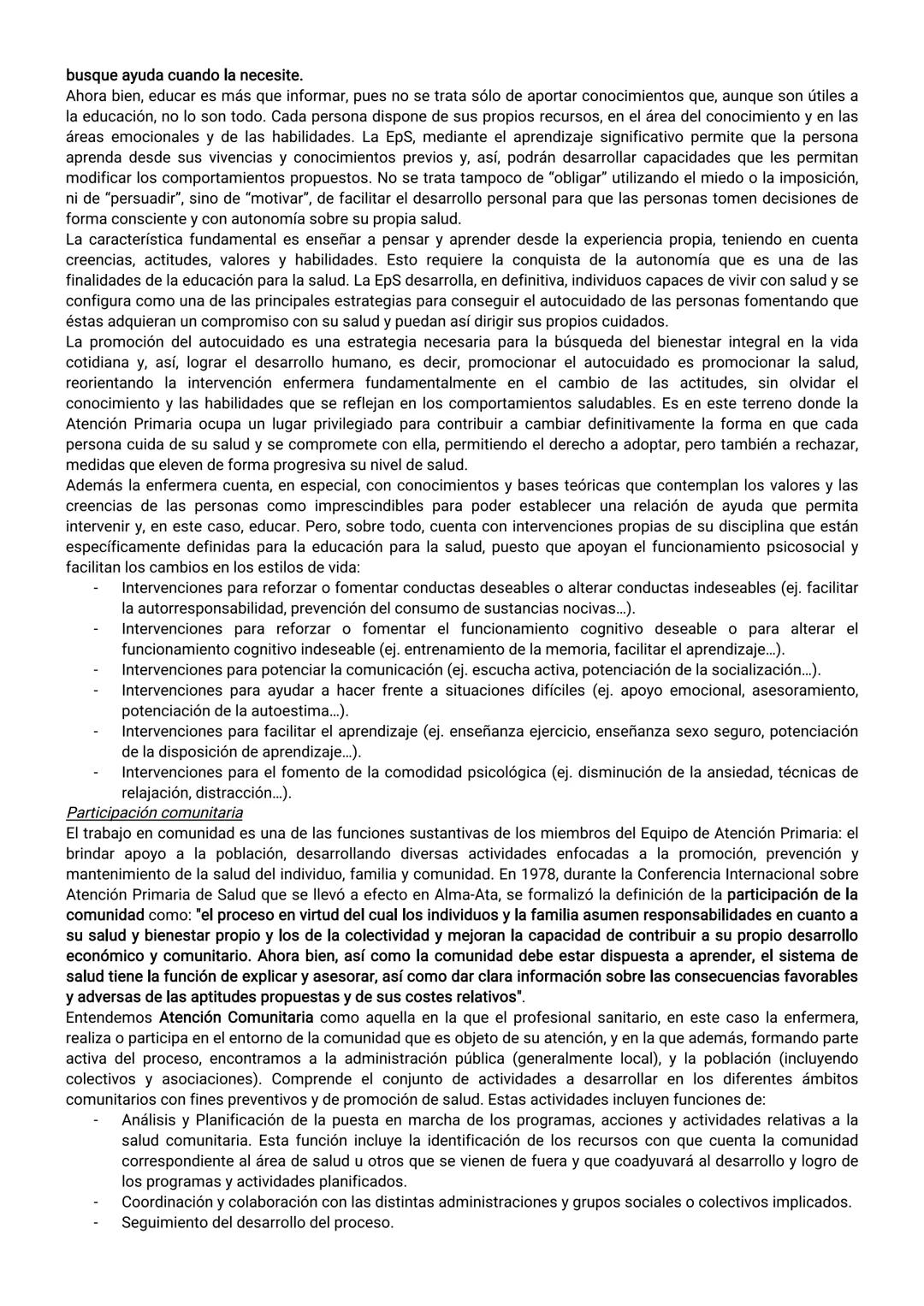 EJE 1: FUNDAMENTO DEL CUIDADO DE ENFERMERÍA
Tema 1: Enfermería en Salud y Enfermedad
El profesional de enfermería debe considerar al individ