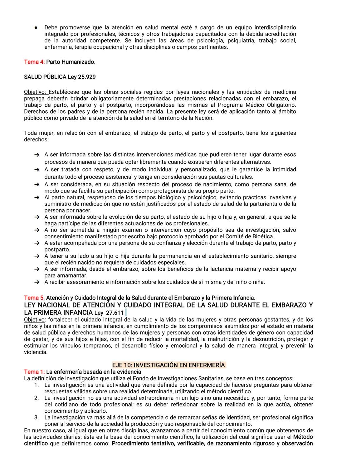 EJE 1: FUNDAMENTO DEL CUIDADO DE ENFERMERÍA
Tema 1: Enfermería en Salud y Enfermedad
El profesional de enfermería debe considerar al individ