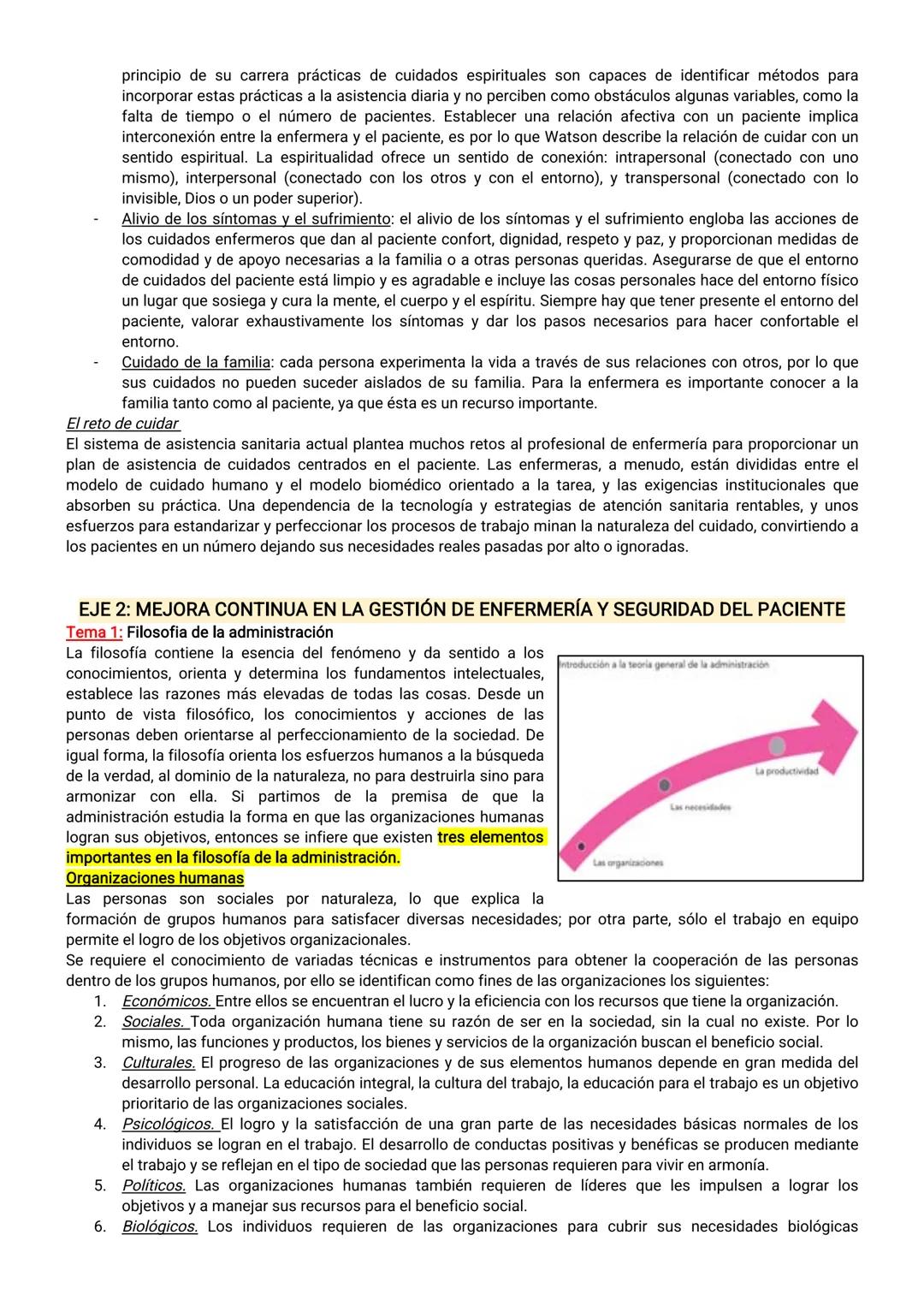 EJE 1: FUNDAMENTO DEL CUIDADO DE ENFERMERÍA
Tema 1: Enfermería en Salud y Enfermedad
El profesional de enfermería debe considerar al individ