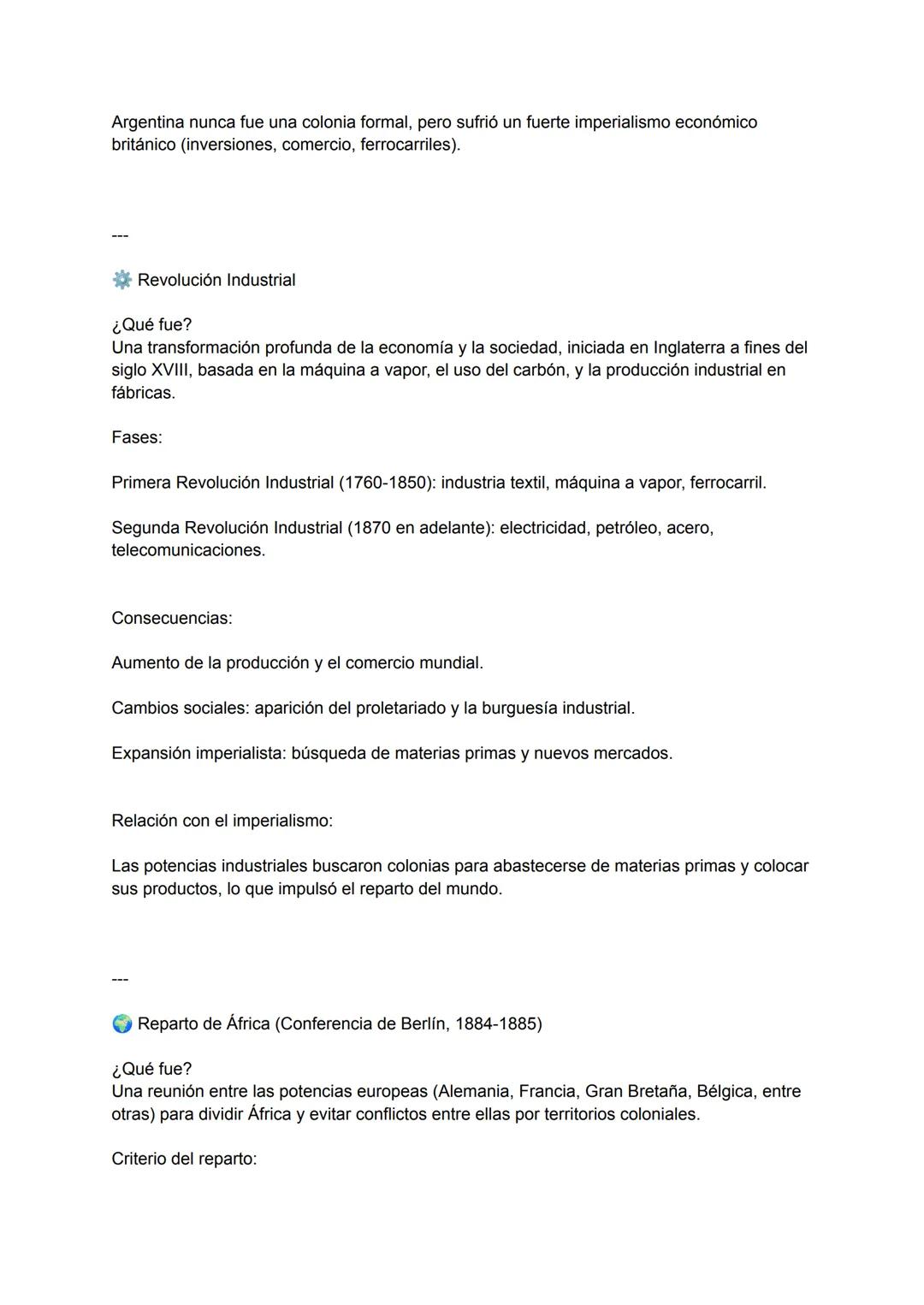 La Conquista del Desierto
¿Qué fue?
La Conquista del Desierto fue una campaña militar desarrollada en Argentina entre 1878 y
1885, impulsada