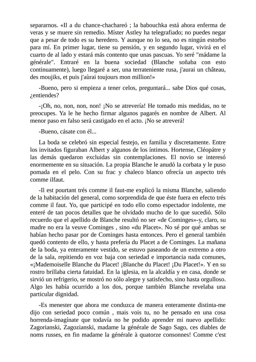 El Jugador
Por
Fiódor Dostoievski
Freeeditorial # Capítulo 1
Por fin he regresado al cabo de quince días de ausencia. Tres hace ya que n