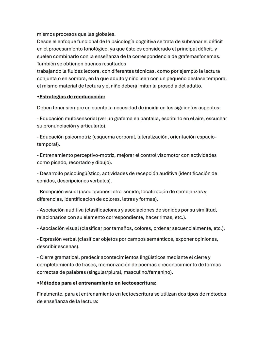 DISLEXIA
Los niños con dislexia tienen una inteligencia normal o alta, pero presentan serios
problemas de lectura, hacia la mitad de la educ