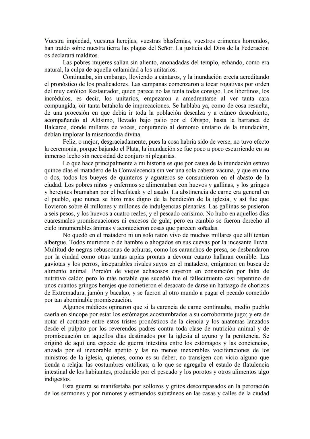 # ESTEBAN ECHEVERRÍA
# EL MATADERO
A pesar de que la mía es historia, no la empezaré por el arca de Noé y la genealogía de sus ascendiente