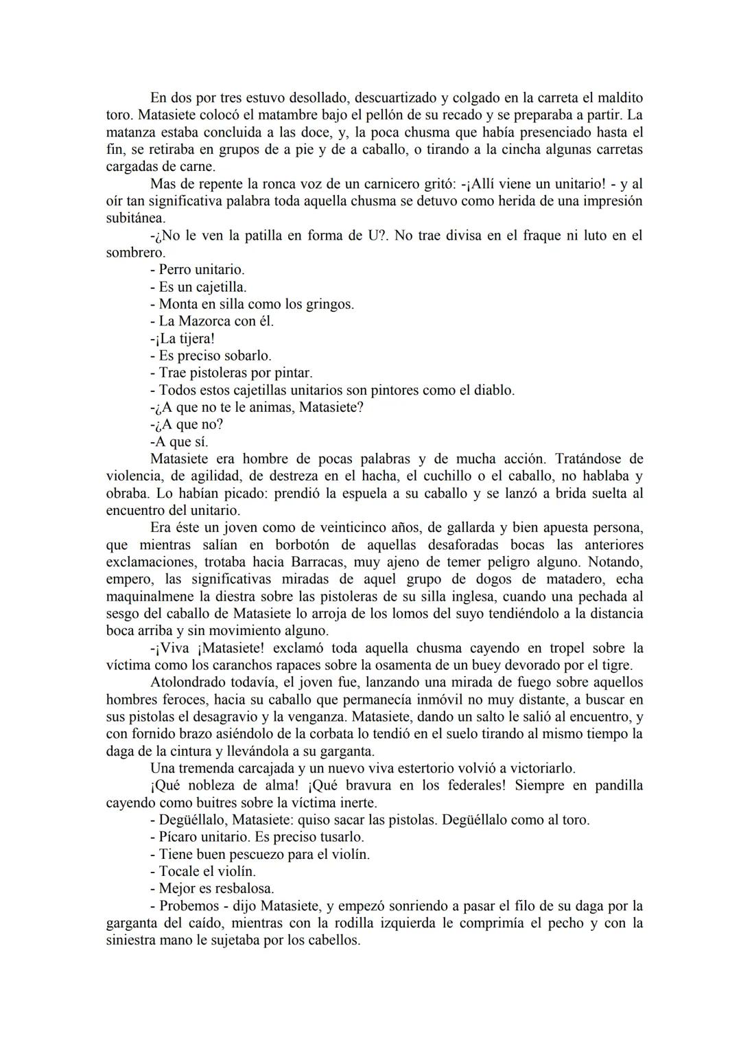 # ESTEBAN ECHEVERRÍA
# EL MATADERO
A pesar de que la mía es historia, no la empezaré por el arca de Noé y la genealogía de sus ascendiente