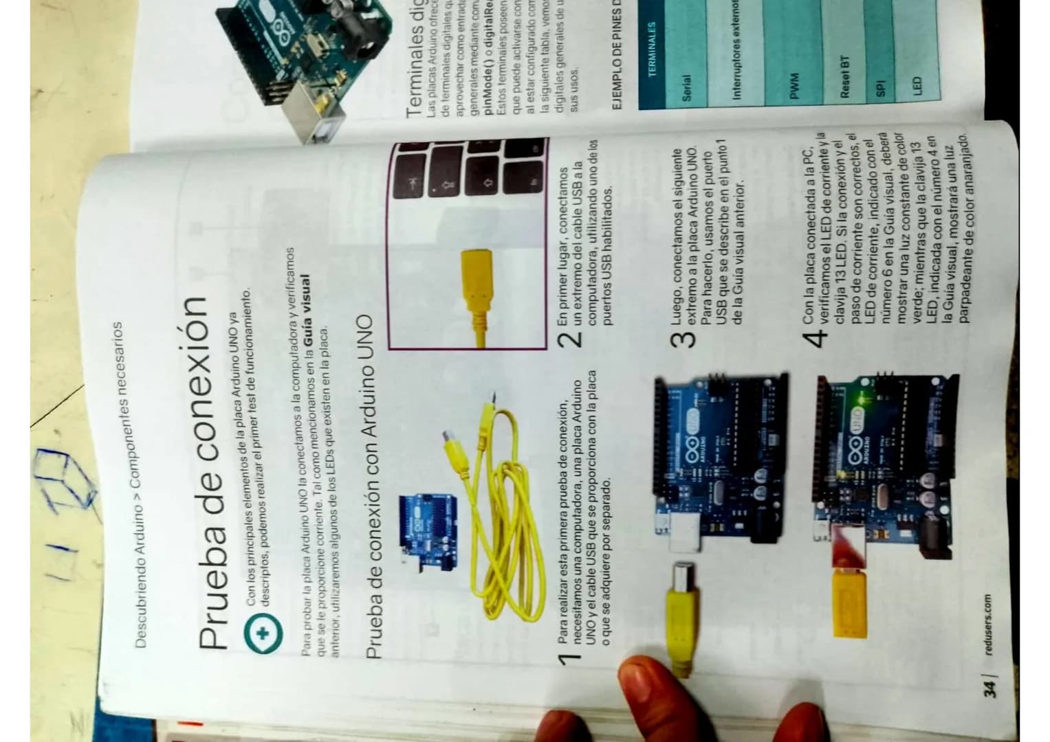 GU 14
Redes infoand
USERS
Descubriendo Arduino > Principios básicos
¿Qué es Arduino?
Definir Arduino no es una tarea sencilla, pues se trata