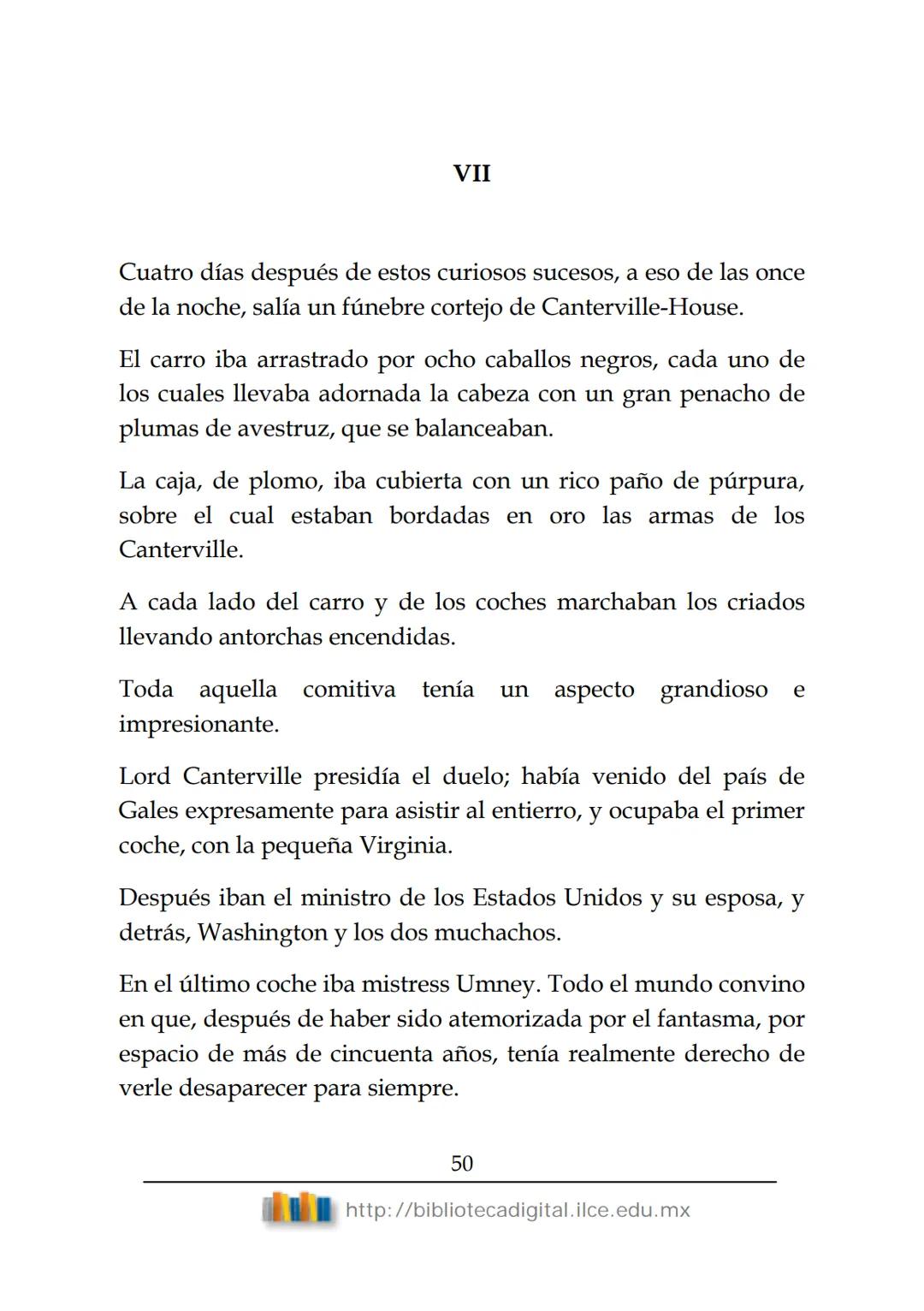 OBRAS CLÁSICAS DE SIEMPRE
El fantasma de
Canterville
Oscar Wilde
(1854-1900) # El FANTASMA DE CANTERVILLE
OSCAR WILDE
ÍNDICE
I.  ........