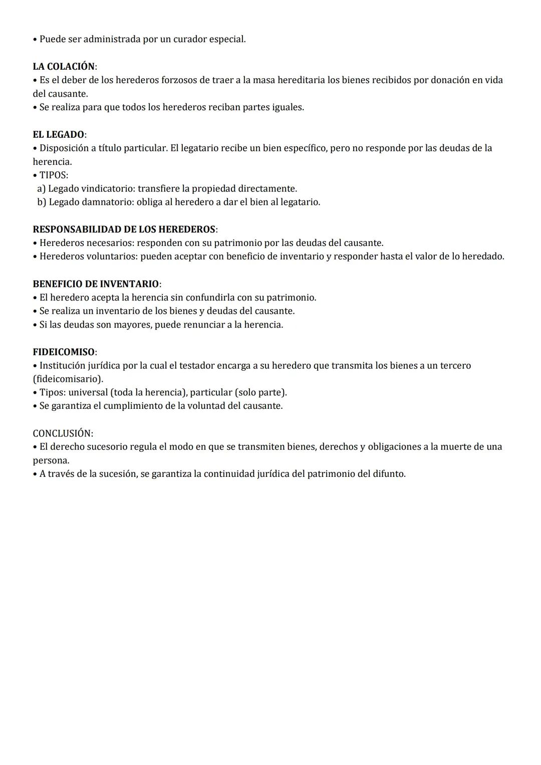 DERECHO SUCESORIO EN ROMA
El Derecho Sucesorio en Roma fue una institución jurídica fundamental, destinada a garantizar la transmisión
orden