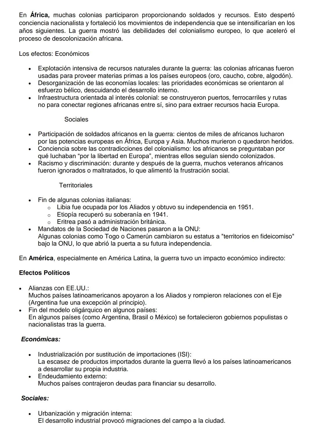 GEOGRAFÍA 4 año
Cambios políticos y territoriales del siglo xx "La segunda guerra mundial, causas y
consecuencias, cambios políticos y terri
