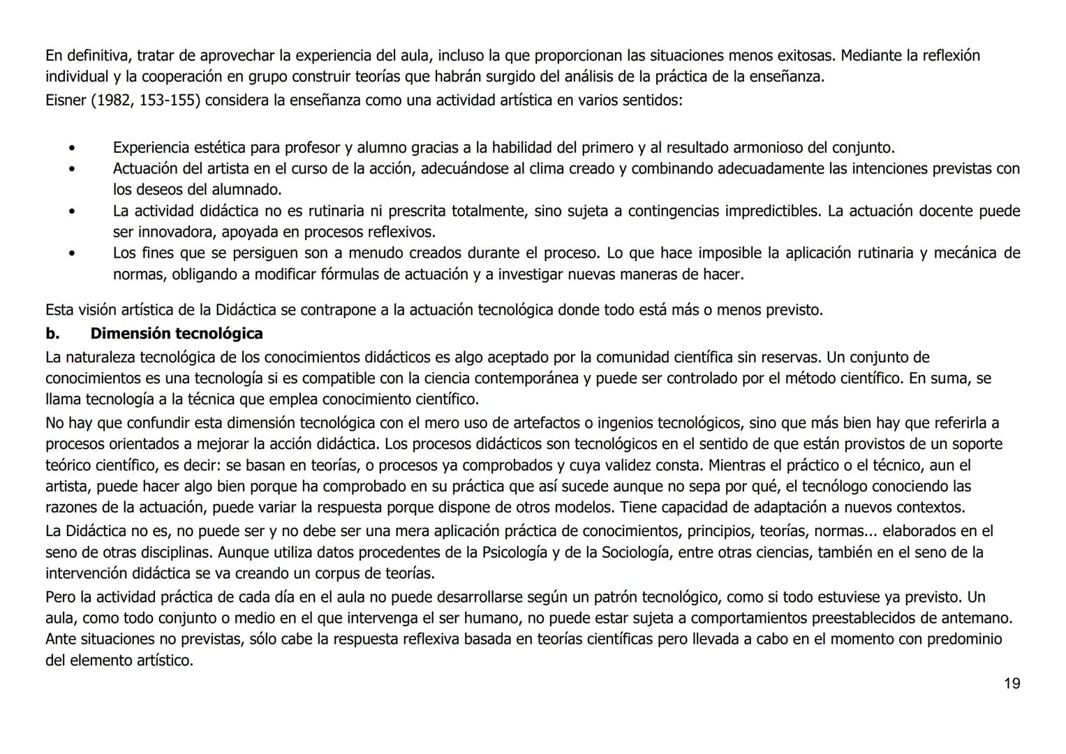 Didáctica General
Lic. y Prof. Sena Mariana
CARACTERIZACIÓN DE LA DIDÁCTICA
Estado actual de la situación
No existe hoy una definición única