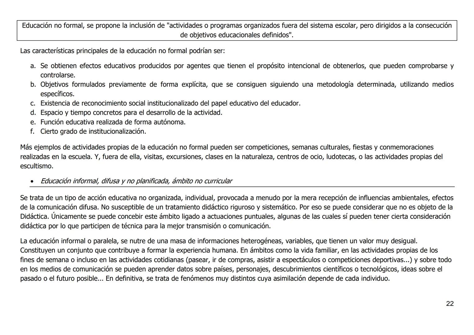 Didáctica General
Lic. y Prof. Sena Mariana
CARACTERIZACIÓN DE LA DIDÁCTICA
Estado actual de la situación
No existe hoy una definición única