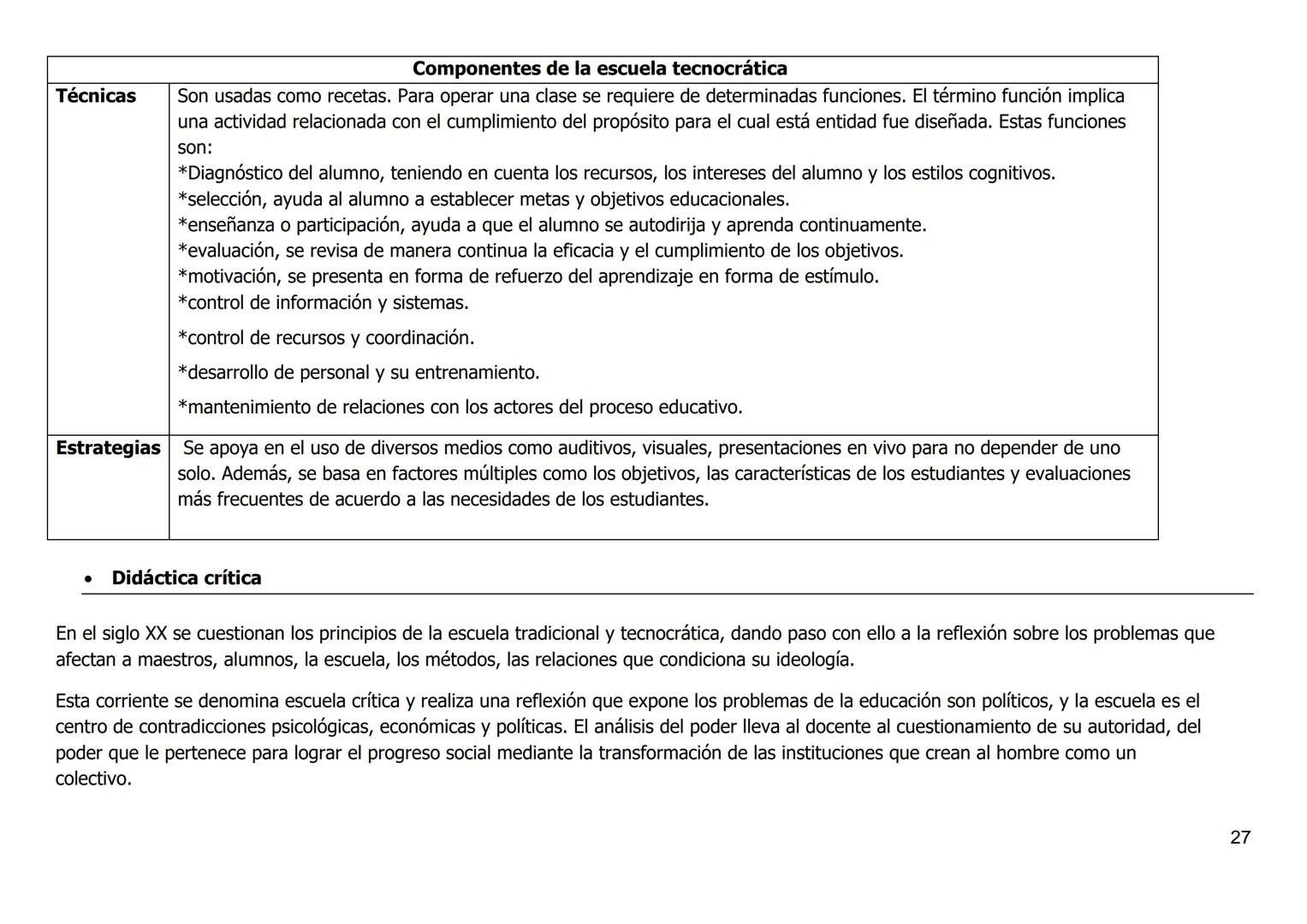 Didáctica General
Lic. y Prof. Sena Mariana
CARACTERIZACIÓN DE LA DIDÁCTICA
Estado actual de la situación
No existe hoy una definición única