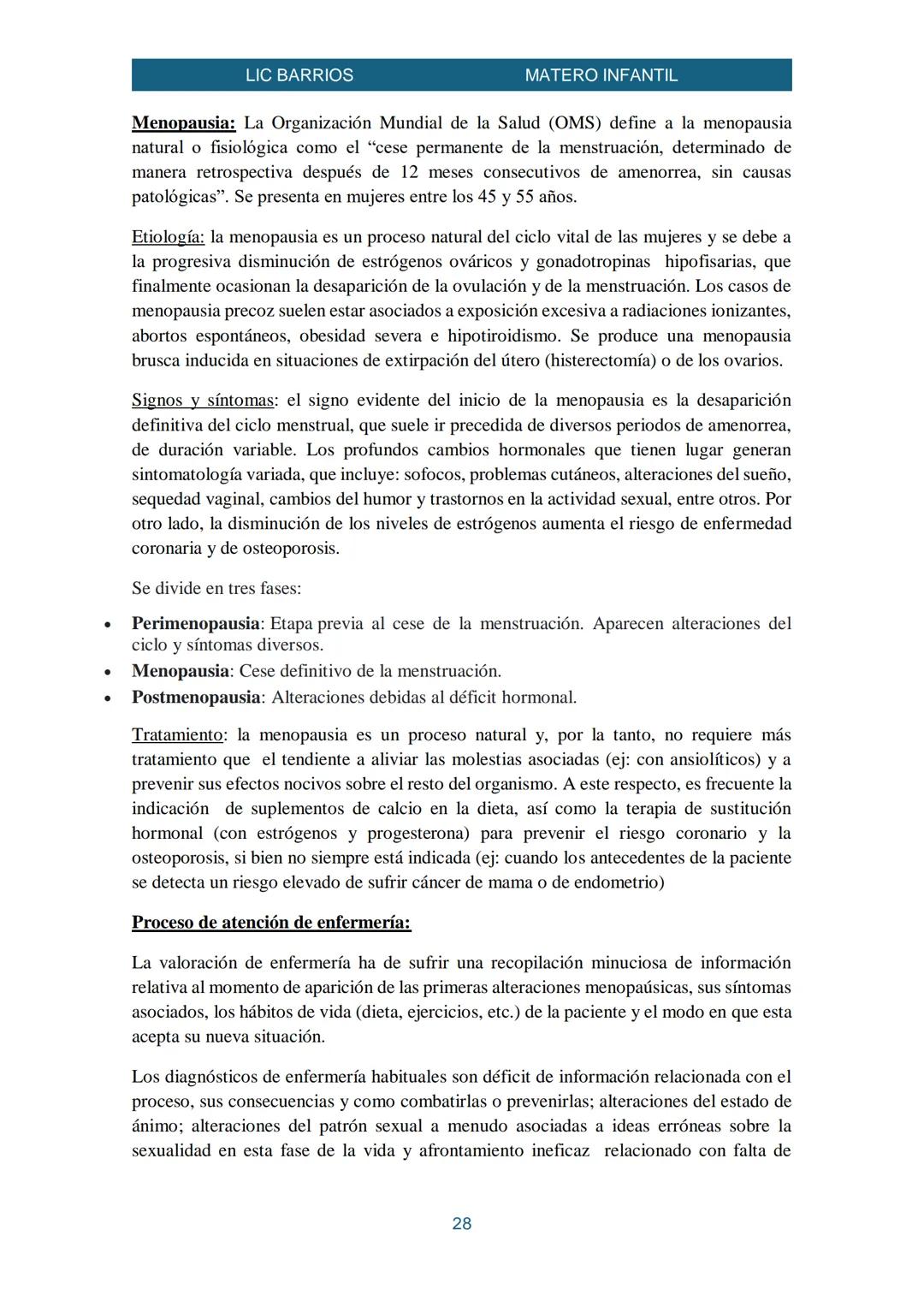 LIC BARRIOS
Enfermería Materno Infantil
MATERO INFANTIL
La enfermería materno-infantil es la parte de la disciplina enfermera que se centra