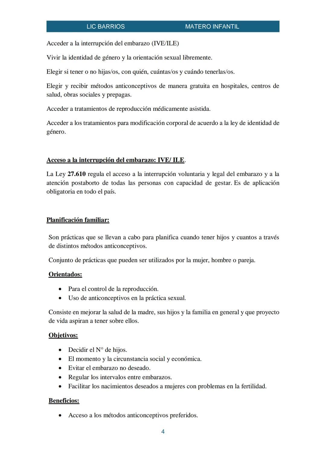 LIC BARRIOS
Enfermería Materno Infantil
MATERO INFANTIL
La enfermería materno-infantil es la parte de la disciplina enfermera que se centra