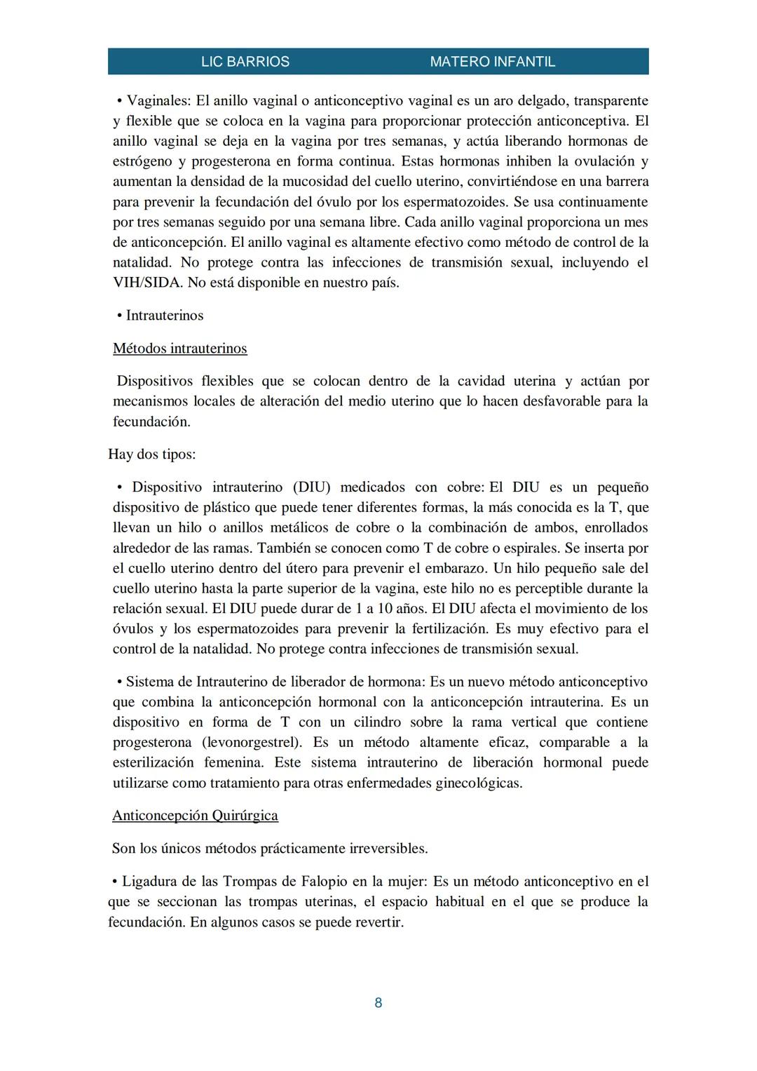 LIC BARRIOS
Enfermería Materno Infantil
MATERO INFANTIL
La enfermería materno-infantil es la parte de la disciplina enfermera que se centra